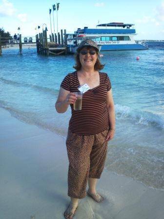 Destination Wedding Designer, Anne Del Vecchio on Sandals Cay, Bahamas